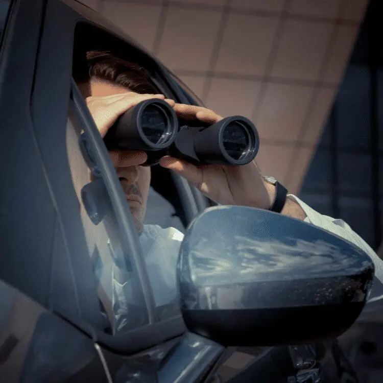 Covert surveillance from a vehicle